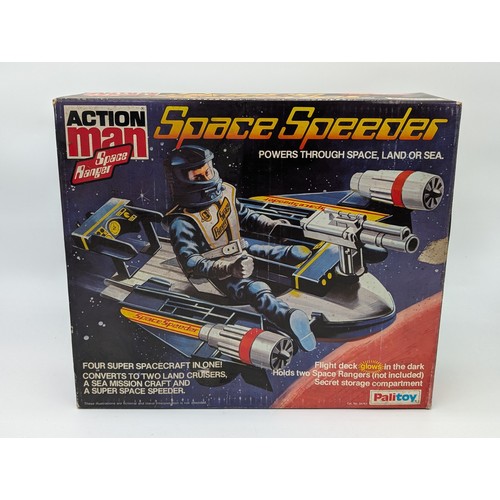 312 - Palitoy Action Man Vintage #34751 Space Speeder, not checked for completeness - some discolouration ... 