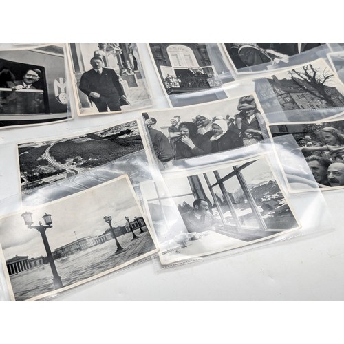 249 - Very Good Group WW2, Nazi, Hitler Photocards Contained Within Plastic Sleeves in Good Condition