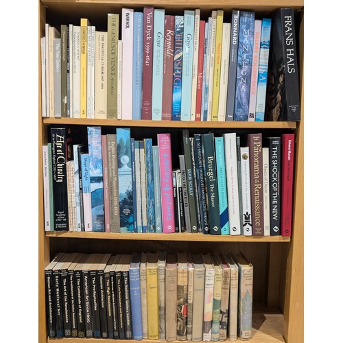 459D - Quantity (91) Excellent Art Reference Books Qty 3 Shelves - Royal Academy RA, Tate, Museum Etc; Van ... 