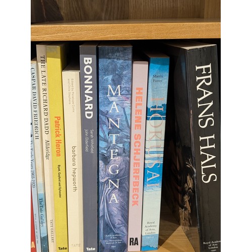 459D - Quantity (91) Excellent Art Reference Books Qty 3 Shelves - Royal Academy RA, Tate, Museum Etc; Van ... 