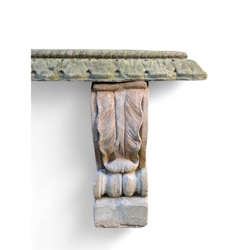 47C - Weathered Reconstituted Stone Large Garden Bench 120cm