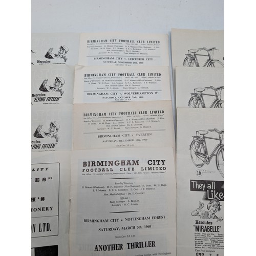 221 - Good Group 1960s Birmingham & Aston Vila 50s/60s Programmes