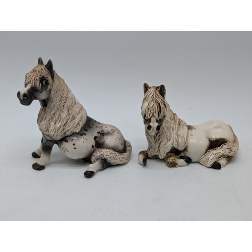 49B - Group (7) Cheval  Comical Horse Figurines, All in Good Order Largest 7x5