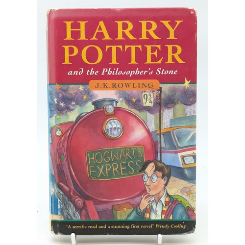 411A - ROWLING, J. K. Harry Potter and the Philosopher's Stone, FIRST EDITION, FIRST ISSUE, hardback [one o... 