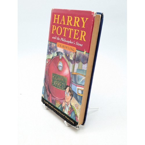 411A - ROWLING, J. K. Harry Potter and the Philosopher's Stone, FIRST EDITION, FIRST ISSUE, hardback [one o... 