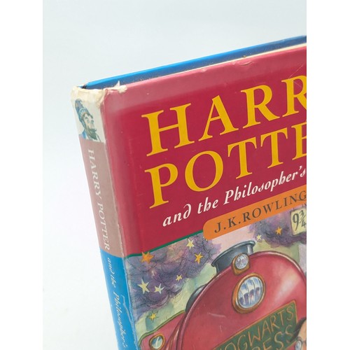 411A - ROWLING, J. K. Harry Potter and the Philosopher's Stone, FIRST EDITION, FIRST ISSUE, hardback [one o... 