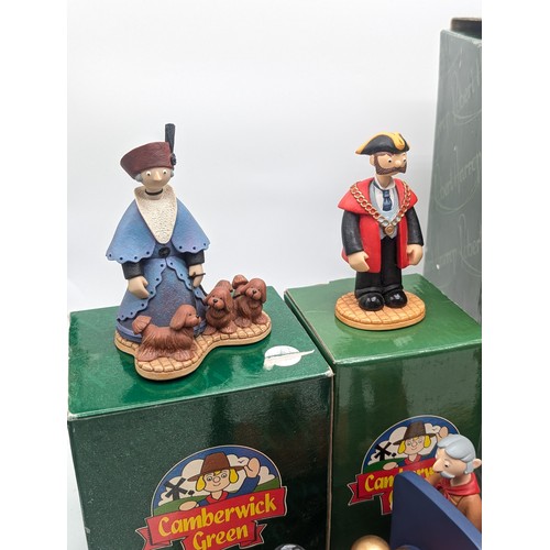 184 - Group (7) Robert Harrop Figures - Camberwick Green Most Boxed and Excellent Condition Including Larg... 