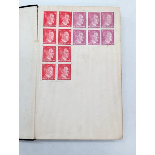 459L - Adolf Hitler Mein Kampf 1933 Edition, good condition example with blue board covers having gilt tool... 