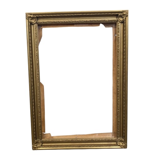 136K - Group (5) Good Vintage / Antique Picture Frames - Good Plaster / Shell Designed Gilt Frame. Most in ... 