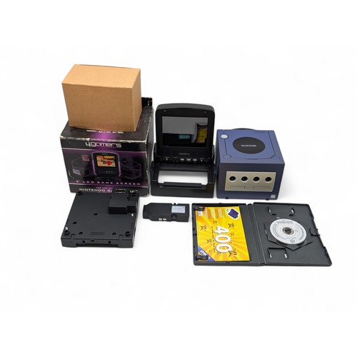 360 - Retro Gaming - Nintendo Gamecube Purple Double Dash Limited Edition Pack, With Double Dash Game CIB ... 