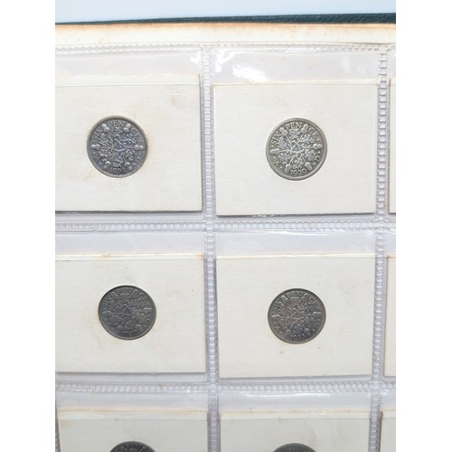 236A - Good Binder Antique British Coinage, Good quantity Silver included Notably; Silver Crowns, Silver Th... 