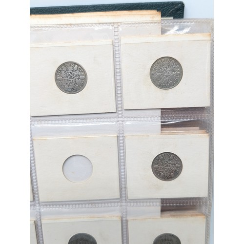 236A - Good Binder Antique British Coinage, Good quantity Silver included Notably; Silver Crowns, Silver Th... 