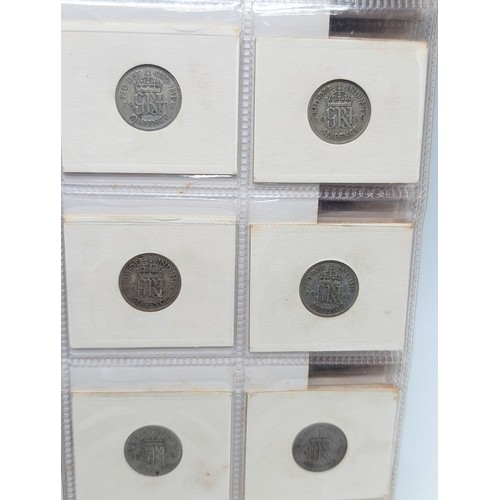 236A - Good Binder Antique British Coinage, Good quantity Silver included Notably; Silver Crowns, Silver Th... 