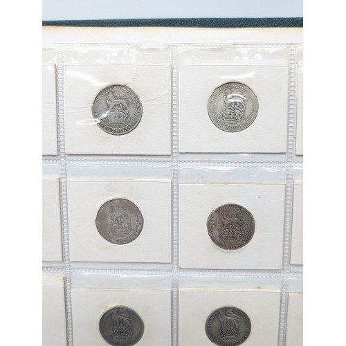 236A - Good Binder Antique British Coinage, Good quantity Silver included Notably; Silver Crowns, Silver Th... 