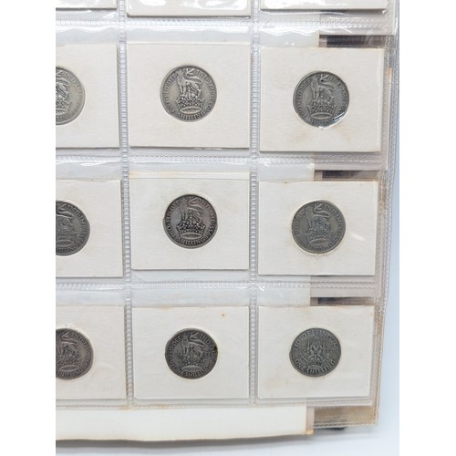 236A - Good Binder Antique British Coinage, Good quantity Silver included Notably; Silver Crowns, Silver Th... 