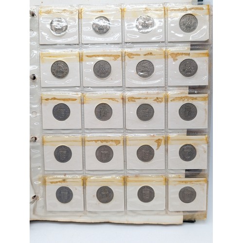 236A - Good Binder Antique British Coinage, Good quantity Silver included Notably; Silver Crowns, Silver Th... 