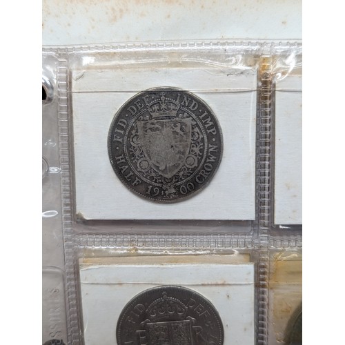 236A - Good Binder Antique British Coinage, Good quantity Silver included Notably; Silver Crowns, Silver Th... 