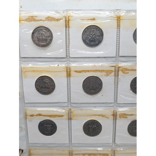 236A - Good Binder Antique British Coinage, Good quantity Silver included Notably; Silver Crowns, Silver Th... 