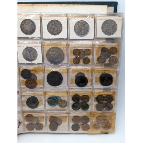 236A - Good Binder Antique British Coinage, Good quantity Silver included Notably; Silver Crowns, Silver Th... 