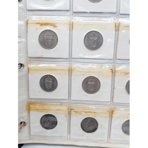 236A - Good Binder Antique British Coinage, Good quantity Silver included Notably; Silver Crowns, Silver Th... 