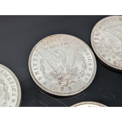 236K - Group (10) Silver Morgan Dollars, 1885-1900 Two With O Mint Marks Most In Good Order 276g Appx