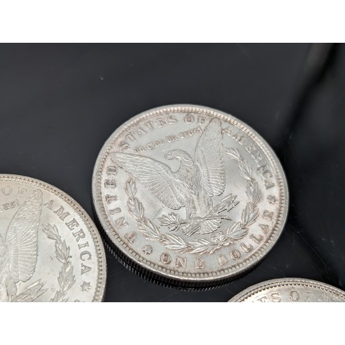 236K - Group (10) Silver Morgan Dollars, 1885-1900 Two With O Mint Marks Most In Good Order 276g Appx