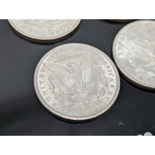 236K - Group (10) Silver Morgan Dollars, 1885-1900 Two With O Mint Marks Most In Good Order 276g Appx