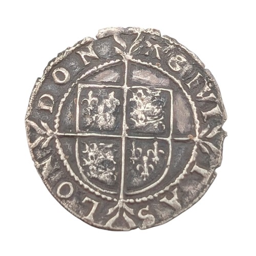 236I - Elizabeth 1 Half Groat VF British - 0.8g Crowned Bust Facing Left