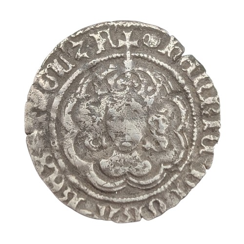 236J - Henry VII Half Groat - 1495-98 Canterbury mint 1.21g