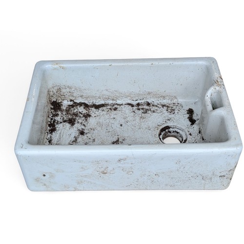 2 - Two Belfast Sinks, Previously Used as Garden Planters Largest 60cm