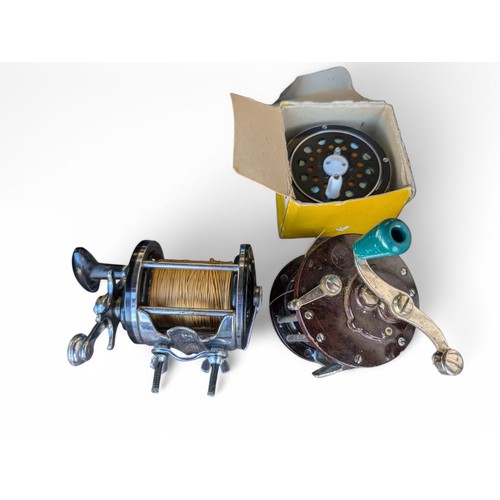 4 - Good Group Vintage Fishing Rods / Reels Including Mitchell 300, Charles Alvey & Sons Etc Plus Some O... 