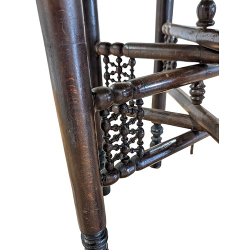 11 - Two Anglo Indian / Middle Eastern Folding Tray Tables, One With Hand Hammered Copper Tray, the Other... 