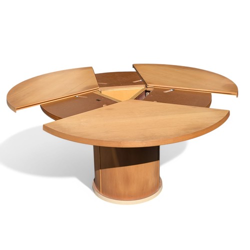 17 - Excellent Skovby Dining Table, With Tulipd Extended Dining Top and Unusual Mechanism to Reduce to a ... 