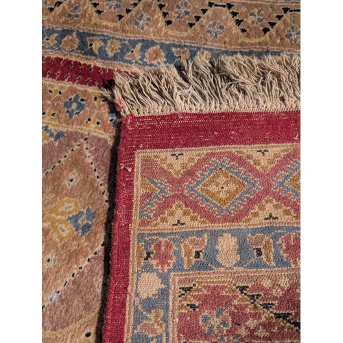22 - Likely Kazak Hallway Runner Carpet / Rug Central Medallion Typical Age Related Fading / Wear 31x109