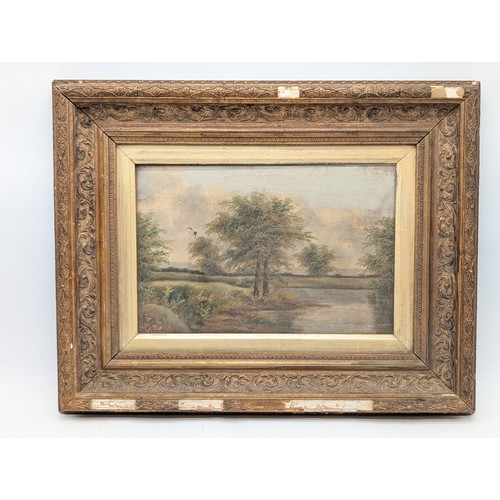 42 - Attributed to James Poole 1804-1886, Signed Lower Left J Poole 185?  Antique 19C Oil On Canvas With ... 