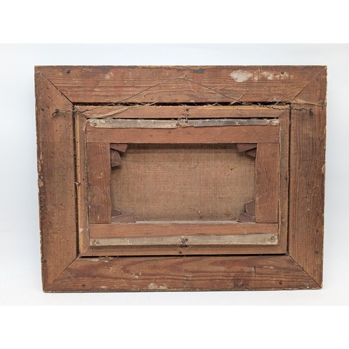 42 - Attributed to James Poole 1804-1886, Signed Lower Left J Poole 185?  Antique 19C Oil On Canvas With ... 