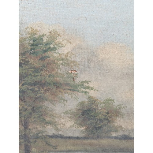 42 - Attributed to James Poole 1804-1886, Signed Lower Left J Poole 185?  Antique 19C Oil On Canvas With ... 