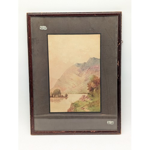43 - Early 20C Watercolour, Landscape Scene Dated and Signed lower Right E. Glass 192212x16