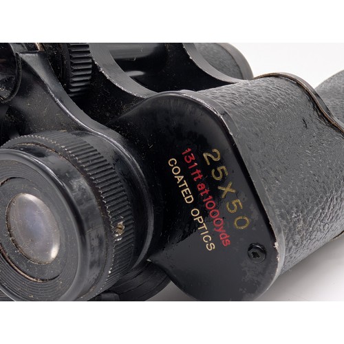 57 - Vintage Carl Veitch 25x50 MKII Binoculars