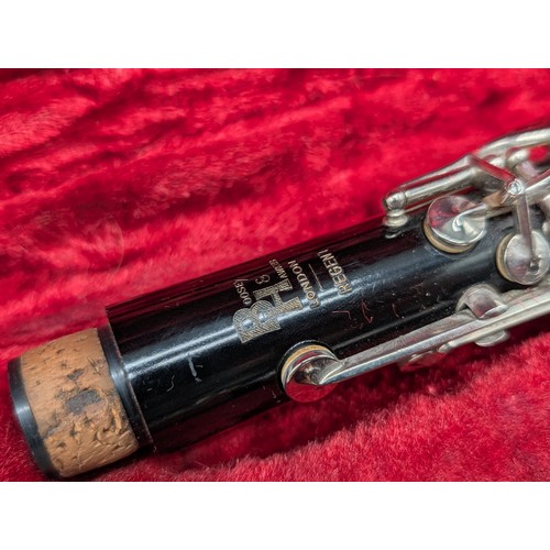63 - Boosey & Hawkes Regent Clarinet In Original Case - Good Order