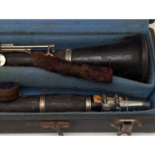 64 - Boosey & Hawkes Regeny Clarinet In Original Case With John Grey Mouthpiece