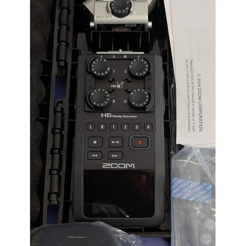 90 - Zoom H6 Portable Handy Digital Recorder with Box