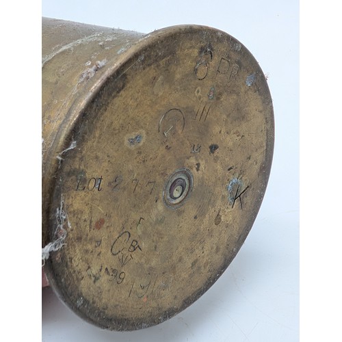 102 - Good Metalware Group Including; Antique Countertop Bell, Large Solid Brass Floral Stand, Reproductio... 