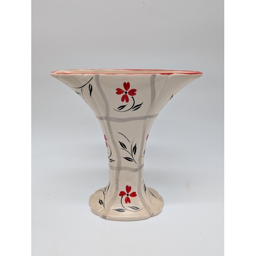 110 - Good Ceramics Group - Kensington Ware Floral Wide Neck Vase, Kilrush Mid Century Vase, Empireware Ba... 