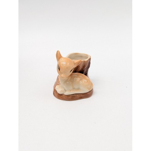134 - Good Ceramics Group Including Large Sylvac Square Footed Red and Black Horse Vase, Small Poole Potte... 