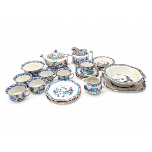 141 - 31 Pc DBC Westover Tea Set, Mostly In Good order Some Minor Chips To a Few Pieces
