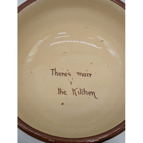 142 - Local Pottery, Torquay Ware, Watcombe Etc Mottoware, Comprising of 8 Pcs, Two Plates Have Hairlines.... 