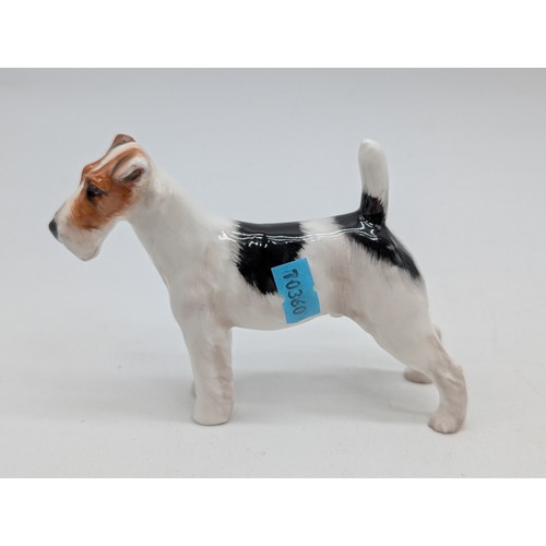143 - Trio of Immaculate Royal Doulton Figures To Include; HN1014 Rough Haired Terrier, Pot Bellied Goat P... 