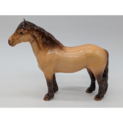 146 - Excellent Beswick Pair; Damage Free To Include; Dunn Highland Pony & Highland Bull Both In Excellent... 