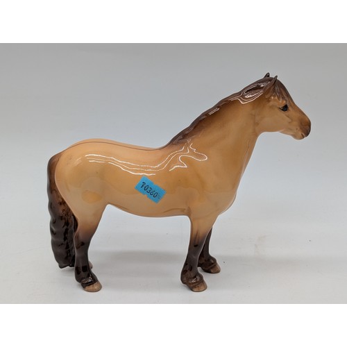 146 - Excellent Beswick Pair; Damage Free To Include; Dunn Highland Pony & Highland Bull Both In Excellent... 